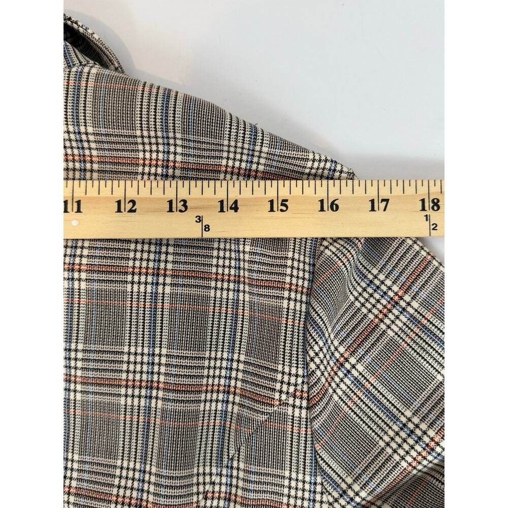 Liverpool Los Angeles Plaid Open Front Blazer XL - Picture 5 of 6